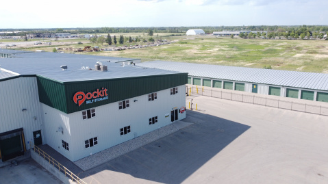 Exterior of Pockit Self Storage building