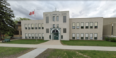 Exterior of Holy Cross School